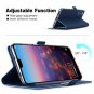 Feitenn Huawei P20 Pro case PU Leather Flip Wallet Case with View Window Stand K