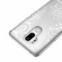 LG G7 Case Shockproof TPU Grip Bumper Hybrid Thin Clear Flower Transparent