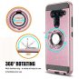 Liwarace Compatible LG V40 ThinQ Case, [Ring Kickstand Series] Slim Hybrid Dual