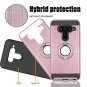 Liwarace Compatible LG V40 ThinQ Case, [Ring Kickstand Series] Slim Hybrid Dual