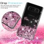 LeYi ZY101416 Clear Glitter Bling Liquid Case For Girl's/Women, Cute Design Shin