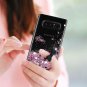 LeYi ZY101416 Clear Glitter Bling Liquid Case For Girl's/Women, Cute Design Shin