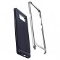 Samsung Galaxy S8 Case TPU PC Hard Bumper Shockproof Flexible Protection Silver