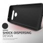 LG V40 Case, LG V40 Thinq Case, Double Protection Color Match Shockproof Gray
