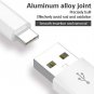 WUXIAN USB C Cable 5Pack 3/3/6/6/10FT Nylon Braided Type C Cable Charger USB Typ