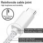 WUXIAN USB C Cable 5Pack 3/3/6/6/10FT Nylon Braided Type C Cable Charger USB Typ