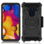 LG V40 ThinQ Case Heavy Duty Shockproof Protection Belt Swivel Clip Kickstand