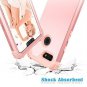 Google Pixel 3 XL Case, Pixel 3 XL Case Rose Gold Three Layer Heavy Duty Hybrid
