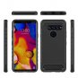 LG V40 ThinQ / LG V40 Case Hybrid Rugged Heavy Duty Protection Dual Layer Black