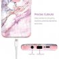 Samsung Galaxy S9 Plus Shockproof Case Soft Slilicon Tri-Layer Hard PC Marble