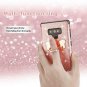 Samsung Galaxy Note 9 Glitter Case Kickstand Shockproof TPU Rubber Rose Gold