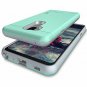 LG G7 Case Slim Protective Hybrid Hard Cover Credit Card Holder Slot Mint Teal