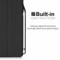 KHOMO iPad Pro 12.9 Inch Case with Pen Holder Dual Black Super Slim Cover with