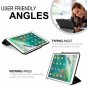 KHOMO iPad Pro 12.9 Inch Case with Pen Holder Dual Black Super Slim Cover with