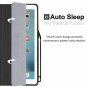 KHOMO iPad Pro 12.9 Inch Case with Pen Holder Dual Black Super Slim Cover with