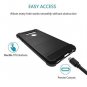 LG V40 ThinQ Case, LG V40 Case, PUSHIMEI Soft TPU Brushed AntiFingerprint Full