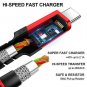USB Type C CableJSAUX2Pack 6.6FT USB A 2.0 to USBC Fast Charger Nylon Braided US