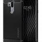 LG G7 Rugged Case Armor Flexible Carbon Fiber Durable Slim Fit Shockproof Black