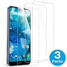 3 Pack  MEGIVEZ Compatible Nokia 7.1 Screen Protector  Tempered Glass  Bubble Fr