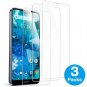 3 Pack MEGIVEZ Compatible Nokia 7.1 Screen Protector Tempered Glass Bubble Fr