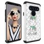 LG V40 ThinQ Case, LG V40 Case, MOLLYCOOCLE Stand Feature Diamond Glitter Cute U