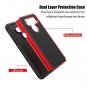 LG V40 ThinQ Case Slim Hybrid Dual Layer Armor Anti Scratch Shockproof Cover Red