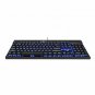 Gaming Illuminated Wired Keyboard LED Backlit Aluminium Blue Switch For PC