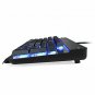 Gaming Illuminated Wired Keyboard LED Backlit Aluminium Blue Switch For PC