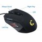 Wired Gaming Mouse USB Ergonomic Computer PC Mice 5 Buttons 4 Cool LED Black