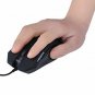 Wired Gaming Mouse USB Ergonomic Computer PC Mice 5 Buttons 4 Cool LED Black