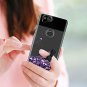 Google Pixel 2 Case Liquid Glitter HD Screen Protector Bling Shiny Purple