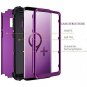 Samsung Galaxy S9 Plus Glitter Case Bling Armor Defender Shiny Slim Purple Black