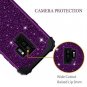 Samsung Galaxy S9 Plus Glitter Case Bling Armor Defender Shiny Slim Purple Black