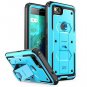 Google Pixel 2 Case Screen Protector Kickstand Heavy Duty Shock Reduction Blue