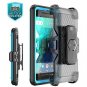 Google Pixel 2 Case Screen Protector Kickstand Heavy Duty Shock Reduction Blue