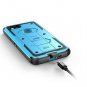 Google Pixel 2 Case Screen Protector Kickstand Heavy Duty Shock Reduction Blue
