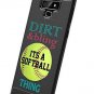 OptiCase Soft TPU Case for Galaxy Note 9 Softball Dirt Bling Inspirational Lif