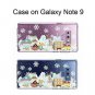 Unov Galaxy Note 9 Case, Clear with Design Soft TPU Shock Absorption Slim Emboss