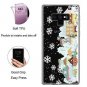 Unov Galaxy Note 9 Case, Clear with Design Soft TPU Shock Absorption Slim Emboss