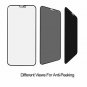 iPhone Xs Premium Privacy AntiSpy Full Tempered Glass Screen Cover Protector