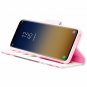 Samsung Galaxy S9 Wallet Case PU Leather Card Slot Wrist Strap Kickstand Flower