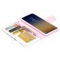 Samsung Galaxy S9 Wallet Case PU Leather Card Slot Wrist Strap Kickstand Flower