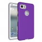 Google Pixel 2 XL Case TPU PC Lightweight Slim Fit Durable Shockproof Purple