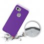 Google Pixel 2 XL Case TPU PC Lightweight Slim Fit Durable Shockproof Purple