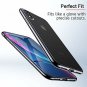 iPhone XR Case Thin Slim Soft TPU Cover Supports Wireless Charging Black Frame