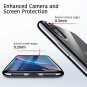 iPhone XR Case Thin Slim Soft TPU Cover Supports Wireless Charging Black Frame