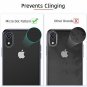iPhone XR Case Thin Slim Soft TPU Cover Supports Wireless Charging Black Frame