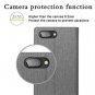 BlackBerry KEY2 Wallet Case Holster PU Leather Silicone Shockproof Magnetic Grey