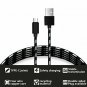 USB Type C CableCapenki 5Pack 3/3/6/6/10FT Nylon Braided Fast Charger USB C to U