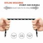 USB Type C CableCapenki 5Pack 3/3/6/6/10FT Nylon Braided Fast Charger USB C to U